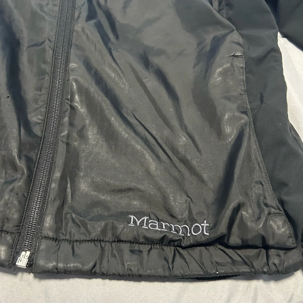 Marmot Black Nylon Blend Jacket Size Small Outdoors Gorpcore
